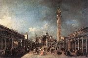 GUARDI, Francesco Piazza di San Marco dfh painting